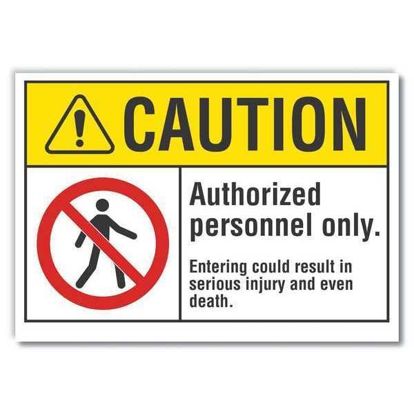 Sign, Self-Adhesive Vinyl, 3-1/2 in. H, LCU3-0081-RD_5x3.5
