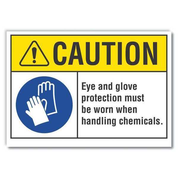 Sign, Self-Adhesive Vinyl, 3-1/2 in. H, LCU3-0064-RD_5x3.5