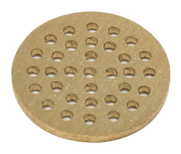 Perforated Brass Disc