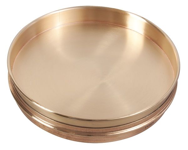 Sieve Bottom Pan, 200mm x 25mm, Brass