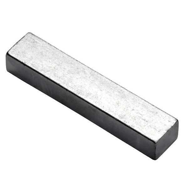 Oversized Key Stock, 12 in L, 1 in W, 5/8 in H, Carbon Steel