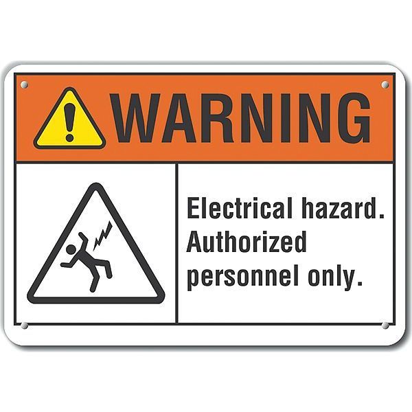 Decal, Warning Electrical Hazard, 10 x 7