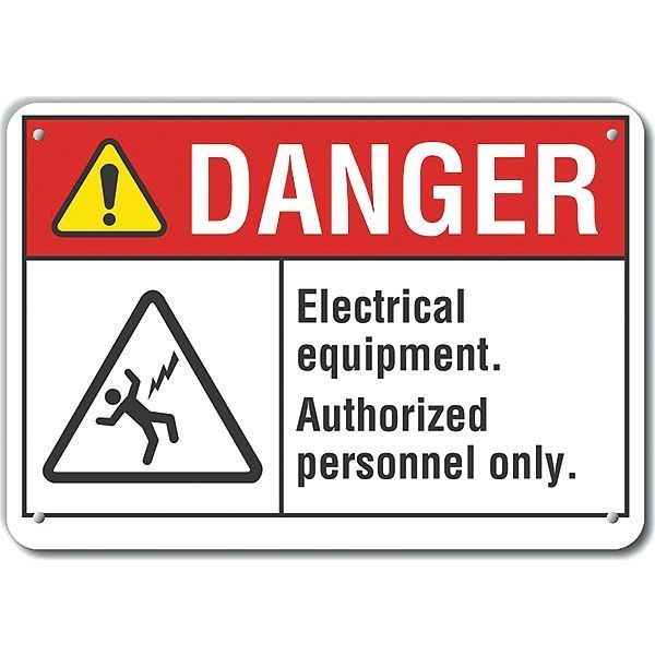 Decal, Danger Electrical, Plastic, 14x10
