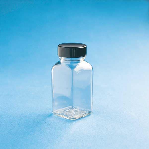 Square Tablet Bottle, Taper-Seal, PK288