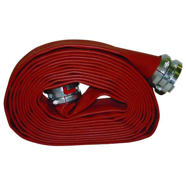 Attack Line Fire Hose,300 Psi,red (1 Uni