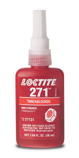LOCTITE, 50 Ml Bottle, Red, High Strength Liquid