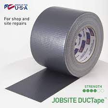 INTERTAPE, 2" X 55m Silver Duct Tape11 Mil, Rubber