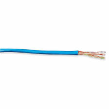 GENSPEED, Data Cable,cat 6e,23 Awg,1000ft,blue (1