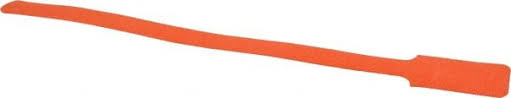 SPEEDTECH, 15" Long Orange Nylon & Polyethylene Hoo