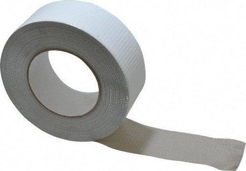 INTERTAPE, 2" X 55m White Duct Tape9 Mil, Rubber Ad
