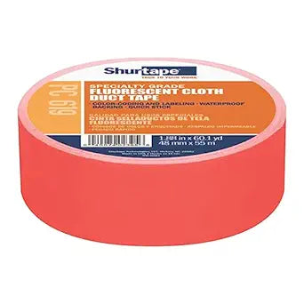 SHURTAPE, 2"x60yds. Orange Duct Tape 1rol