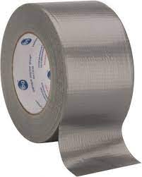 INTERTAPE, 3" X 55m Silver Duct Tape7 Mil, Rubber A