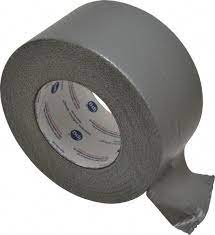 INTERTAPE, 3" X 55m Silver Duct Tape9 Mil, Rubber A