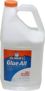ELMER'S, 1 Gal Bottle White All Purpose Glue5 Min
