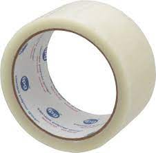 INTERTAPE, 2" X 55 Yd Clear Rubber Adhesive Sealing