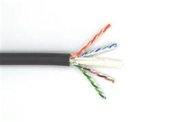 BELDEN, Datatwist 2400 Cable,6,black,1000 Ft. (1