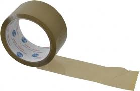 INTERTAPE, 2" X 55 Yd Natural (color) Rubber Adhesi