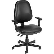 OFM INC,Computer Task Chair W/arms,black Vinyl (
