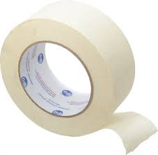 Tapes, 2" Wide X 60 Yd Long White Paper Masking