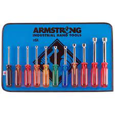 ARMSTRONG, 11 Piece Sae Nut Driver Set. Need Assist