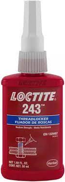 LOCTITE, 1,000 Ml Bottle, Blue, Medium Strength L
