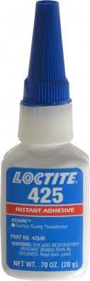 LOCTITE, 20gr. Bottle, Blue, Low Strength Liquid