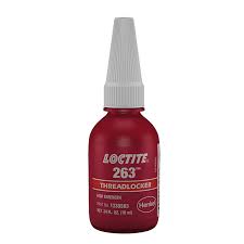 LOCTITE, 10 Ml Bottle, Red, High Strength Liquid