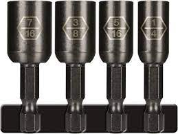 MONTANA,4 Piece, Magnetic Nutsetter1/4" Drive