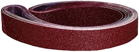 ASTRO PNEUMATIC, Sanding Belt 36 Grit 1/2" X 18"10 Pieces