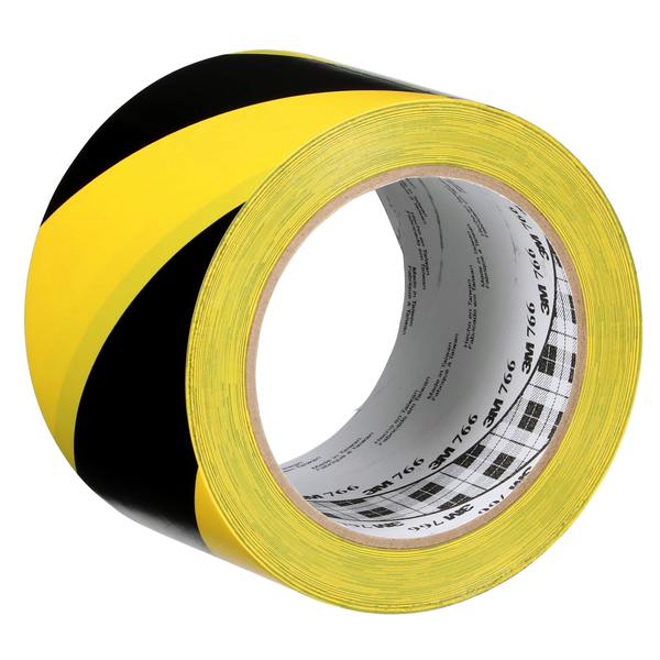Striped Vinyl Tape, 5.0 Mil, 3