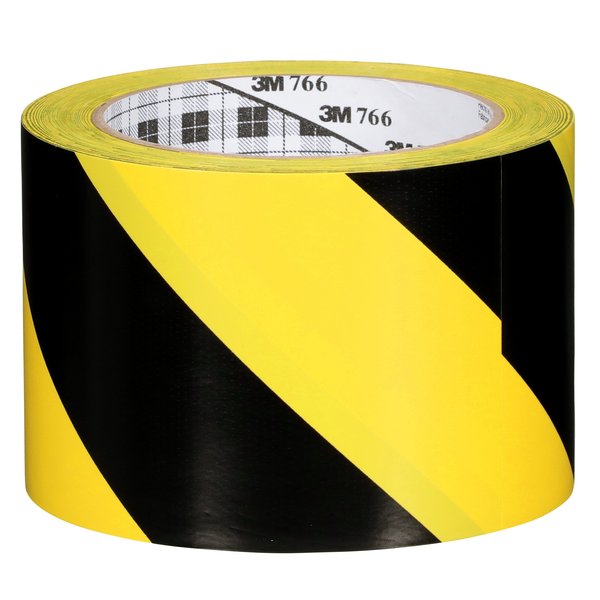 Striped Vinyl Tape, 5.0 Mil, 3