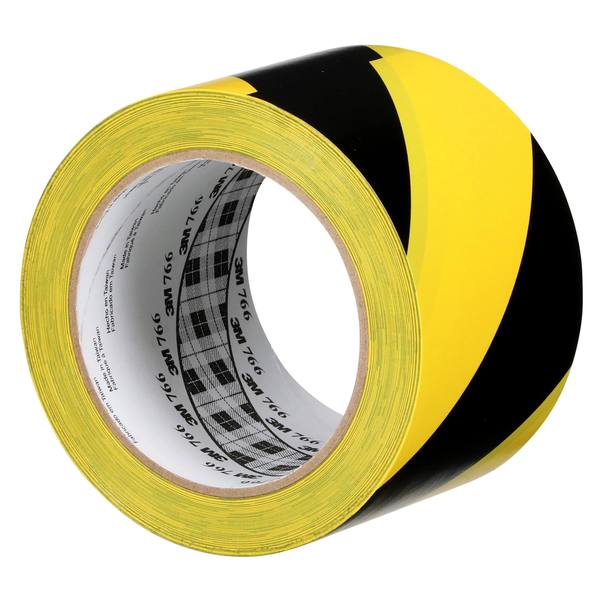 Striped Vinyl Tape, 5.0 Mil, 3