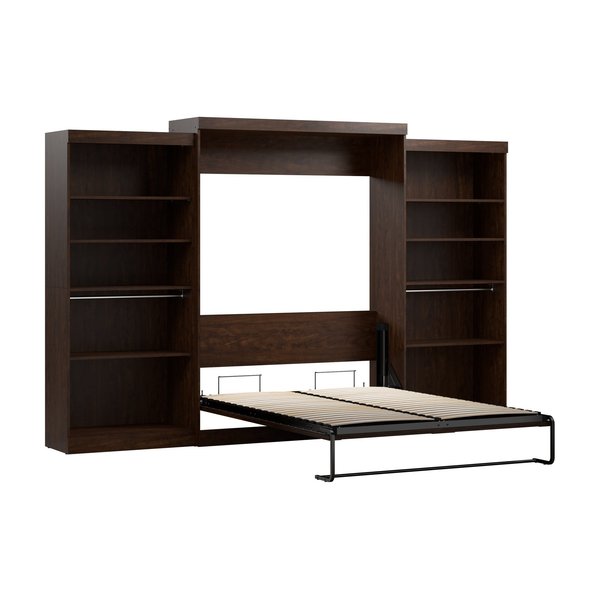 Wall Queen Bed Kit, Pur, Chocolate, 136