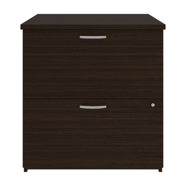 Universel 29W Lateral File Cabinet  in dark chocolate
