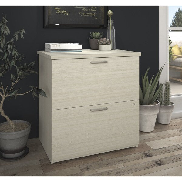 Universel 29W Lateral File Cabinet  in white chocolate