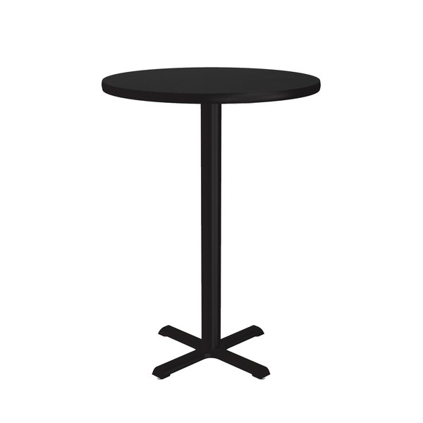 Standing Height CafÃ© Bistro and Breakroom Pedestal Table, 42