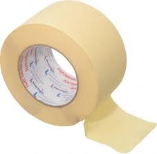 Tapes, 3" Wide X 60 Yd Long Tan Paper Masking T