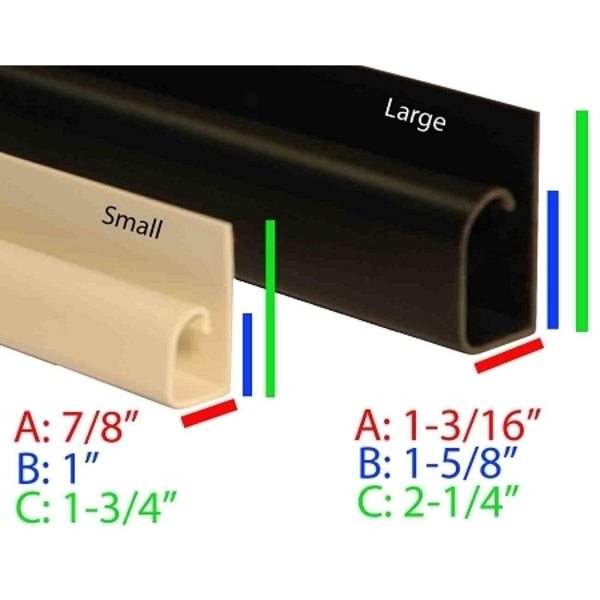 Large Hook Channel Cable Raceway- 59