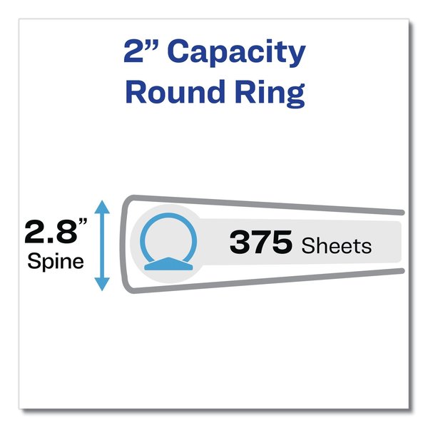 Showcase Economy View Binder, Round Rin