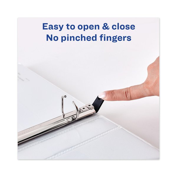 HD View Binder w/DuraHinge and Locking One Touch Slant Rings, 1/2