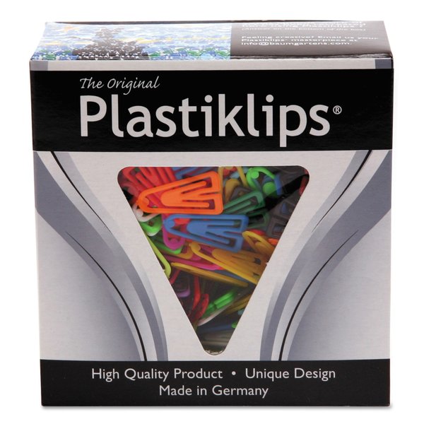 Paper Clips, Assorted Colors, Small, PK1000