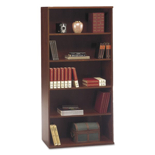 Bookcase, Open Double, 5 Shelf