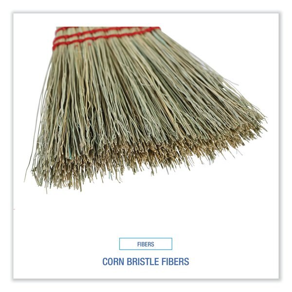 Whisk Broom, Corn Fiber Bristles, 10