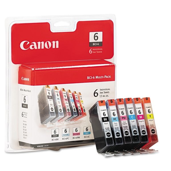 Ink Cartridge, Bci-6 Six Pack, PK6