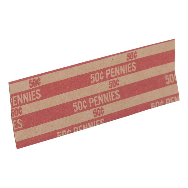 Flat Coin Wrapper, Penny, PK1000