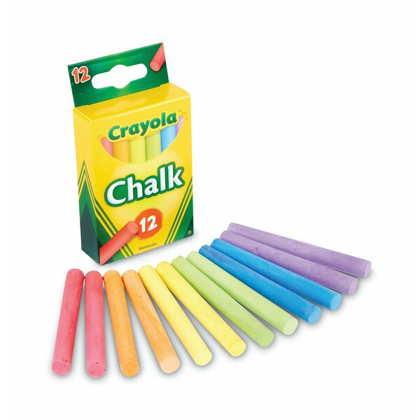 Chalk, Crayola, Assorted, PK12