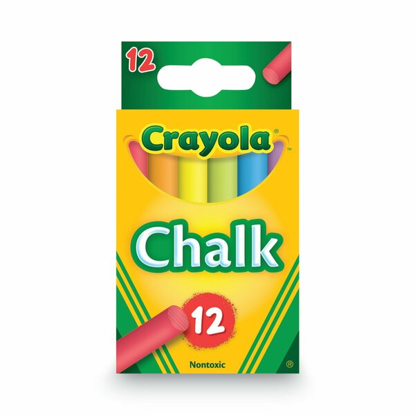 Chalk, Crayola, Assorted, PK12