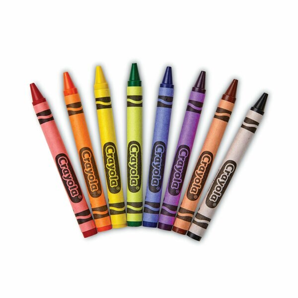 Crayola Tuck Box Crayon, Assorted, PK8