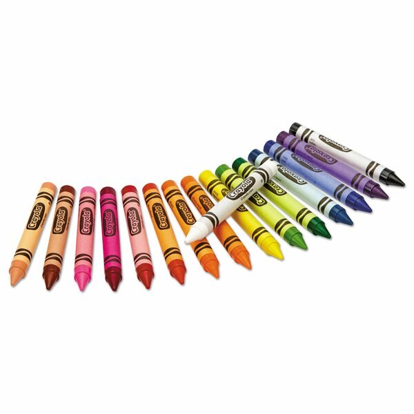 Crayon, Large, Assorted, PK16