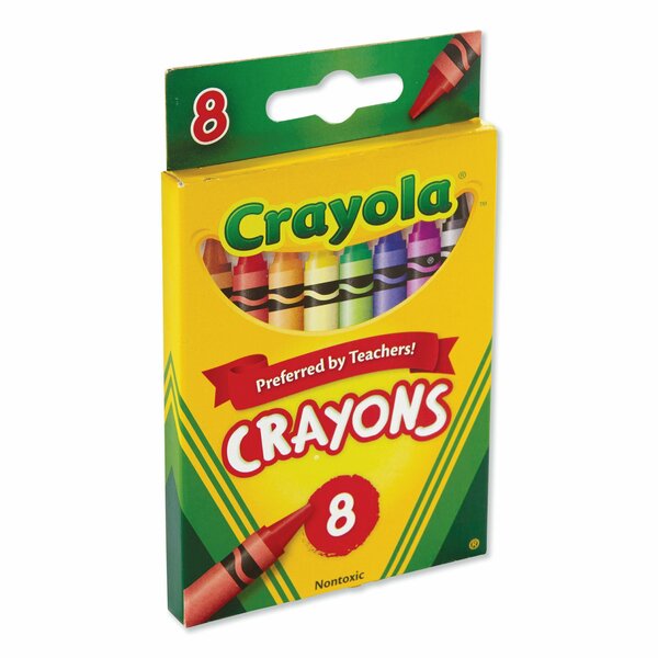 Crayon, Classic Color, Assorted, PK8